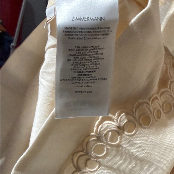 Zimmermann Pastel Floral Dress with Lace Details - Picture 6 of 9